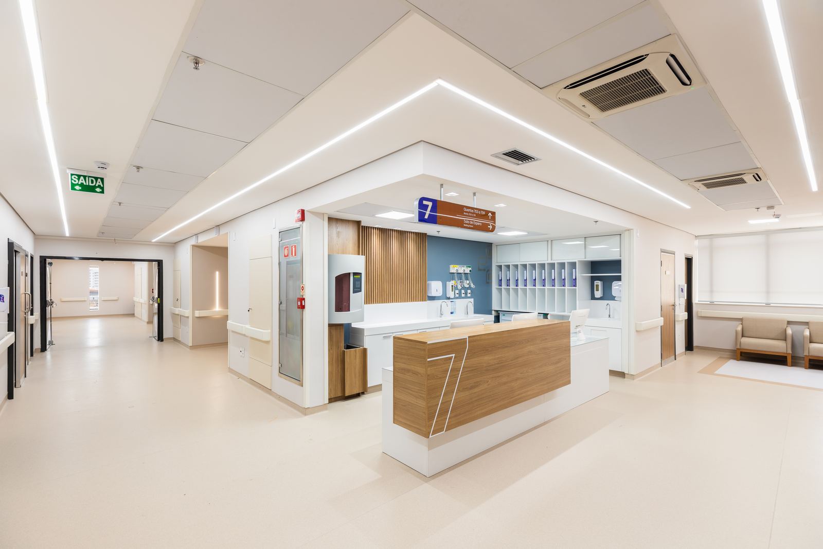Posto de enfermagem do Hospital Santa Tereza